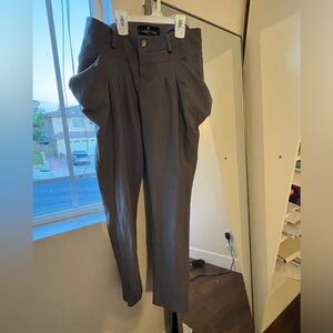 Super cute charcoal gray work pants for petite women size small